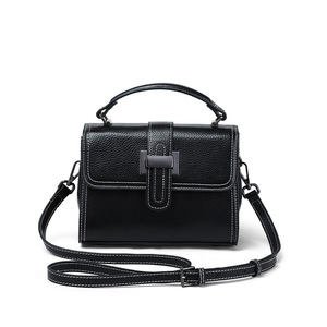 Sac panier en cuir véritable, tendance et élégant, sac à bandoulière pour femme - Product Image 2
