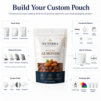 Bolsa Doypack Personalizada para Alimentos Congelados con Cierre, para Almacenamiento de Frutas Congeladas, Alta Barrera, PET PE