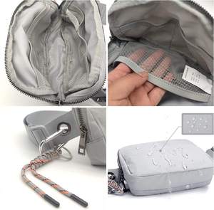 Sac à bandoulière de sport imperméable pour femmes, nouvelle mode <span class=keywords><strong>2023</strong></span>, mini sac banane en Nylon avec sangle réglable - Product Image 4