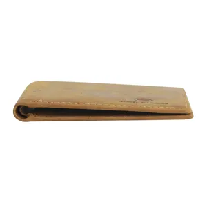 กระเป๋าสตางค์ AndoBag RFID รุ่นวินเทจแบบสั้น, ที่ใส่บัตรหนังแท้, กระเป๋าสตางค์ผู้ชายแบบพับสองตอนเรียบง่ายบางเฉียบ รุ่น 1835 - Product Image 5
