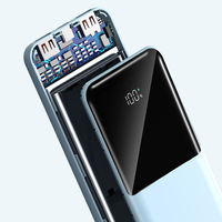 PD 20W 22,5 W Bancos de energía de carga rápida de gran capacidad 20000Mah 10000mAh Banco de energía portátil para todos los teléfonos móviles