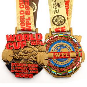Medallas Deportivas Personalizadas de Metal 3D de Alta Calidad para Maratón, Fútbol, Baloncesto y Bádminton - Product Image 1