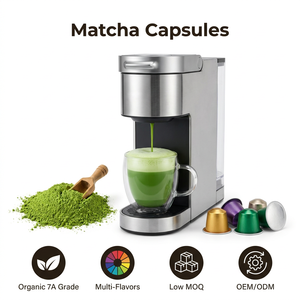 Cápsulas de Matcha Orgánico en Polvo, Ricas en Antioxidantes, Fórmula Antienvejecimiento, Marca Privada, Empaque Personalizado, Venta al Por Mayor - Product Image 1