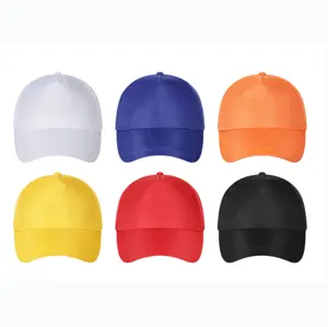 Promotion bon marché des casquettes de golf vierges en polyester casquettes de baseball personnalisées à faible coût