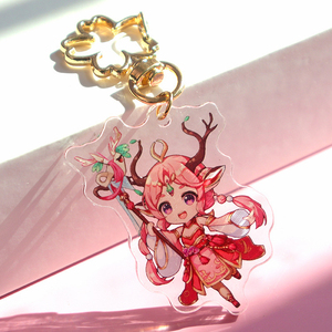 Giai Điệu Với Logo Thân Thiện Với Môi Acrylic Keychain Anime Acrylic Keychain Tùy Chỉnh Trong Suốt Nhà Máy In Ấn Nhựa Vòng Chìa Khóa - Product Image 4