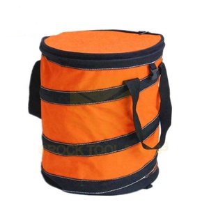 Bolsa de herramientas de almacenamiento plegable de gran capacidad con logotipo personalizado, bolso de poliéster de fondo redondo para transporte de coche, cesta de mano para lavar, venta al por mayor - Product Image 1