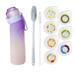 Bottiglia d'Acqua Personalizzabile con Aromatizzatore 650ML, Bottiglia in Plastica con Capsula per Aromi alla Frutta - Product Image 2