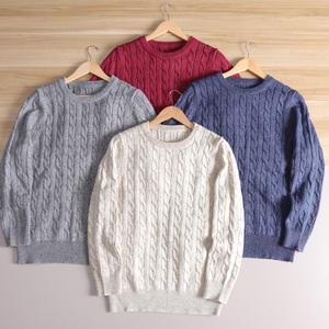 <span class=keywords><strong>Pull</strong></span> <span class=keywords><strong>Col</strong></span> Rond Couleur Unie <span class=keywords><strong>Pull</strong></span> En Tricot Casual Pour Hommes Multi-Fonctionnel TOP - Product Image 1