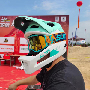Casques tout-terrain de descente approuvés CE <span class=keywords><strong>moto</strong></span> BMX casque de vélo complet casque de vélo de montagne casque de course Motocross - Product Image 2