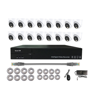 16 Channel 4K 8MP IP Cameras Set Two Way Audio Intelligent Bullet <strong>Network</strong> <strong>Camera</strong> CCTV System Waterproof AI POE NVR Kit Mix Dome - Product Image 3