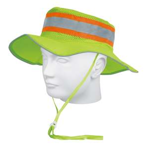 Truper SR-600V cappello ad alta visibilità riflettore verde traspirante impermeabile Logo personalizzabile di sicurezza caratteristiche fluorescenti - Product Image 2