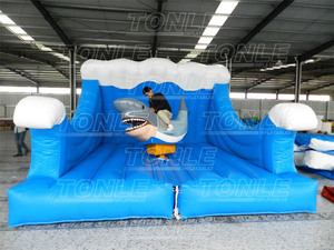 Tiburón mecánico inflable personalizado, juguete inflable de cabeza de martillo, para la venta - Product Image 2