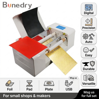 Máquina Automática Digital de Estampado de Láminas 360A, 250 mm, Sin Placa, para Cintas, Cuero, PVC, Papel A3
