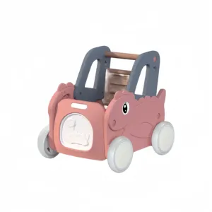 Plastik-Pulkwanderwagen für Kleinkinder mit Einkaufskorb Trolley Spielzeug Aufbewahrungsregal und Aufbewahrungsbox Schließfach Babyarten