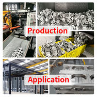 Connecteur de profilé aluminium Tuojian 80x80 90x90 100x100 – Barre de grande taille, support métallique à angle de 90 degrés pour cadre