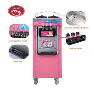 Machine à crème glacée commerciale de comptoir, faible consommation d'énergie, petite machine à glace molle, personnalisable pour la <span class=keywords><strong>maison</strong></span> - Product Image 4