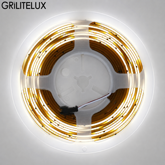 COB Strip Light Running Water WS2811 IC 360LEDs/m 12 Pixels/m DC24V Ra90 10mm PCB Pixel Control for Stair Steps