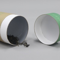 Boîte d'emballage de thé recyclé biodégradable de qualité alimentaire avec logo personnalisé emballage en tube de papier kraft pour cylindre de thé