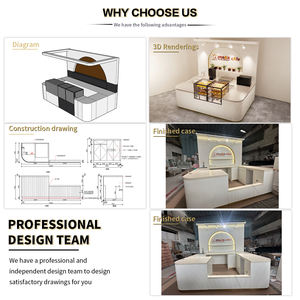 Présentoir de parfum moderne Armoire en verre à parfum sur mesure Présentoir de maquillage - Product Image 6