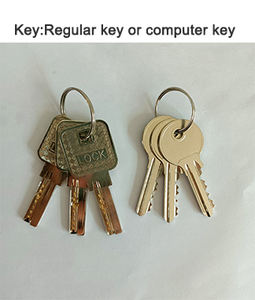 Cylindre de serrure à double ouverture standard en laiton à 6 goupilles, profil européen, avec sécurité de niveau 1 <span class=keywords><strong>ANSI</strong></span> et 3 clés - Product Image 6