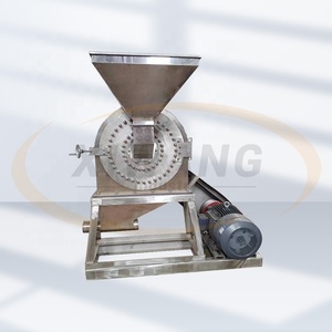 Molino pulverizador de chile rojo nuevo de fábrica, máquina de moler especias con patrón de plástico, componente central de motor nuevo para procesamiento de alimentos - Product Image 1