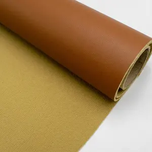 Synthetic Shoe Material 1.0mm Thick Nappa Grain Fabric Material Synthetic Artificial Leather PU Leather For Bag Shoe