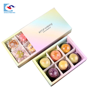 SENCAI Hộp Giấy Cấp Thực Phẩm Đóng Gói Bánh Lạ Mắt Tái Chế Logo Tùy Chỉnh Hộp Quà <span class=keywords><strong>Macaron</strong></span> Hộp Làm Bằng Tay Bán Sỉ - Product Image 2