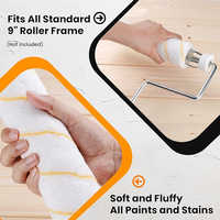 Housse de rouleau à peinture, taille personnalisable, fournitures de peinture pour la maison, rouleau à brosse