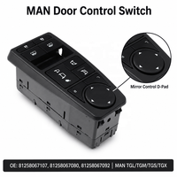 Interruptor Maestro de Control de Ventanas Eléctricas 81258067107 81258067080 para Panel de Puerta de Camión MAN TGM TGX TGS TGL