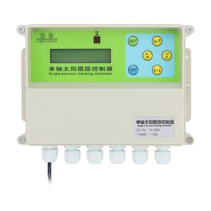 Bộ điều khiển theo dõi năng lượng mặt trời trục đơn XMYC-1 12-24V theo dõi năng lượng mặt trời + cảm biến tốc độ gió điều khiển từ xa - Product Image 2