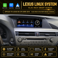Pour Lexus RX270 2009-2014, autoradio Android OS avec écran de 10,25 pouces, GPS, lecteur CD, prise en charge MP3/MP4, USB, CarPlay