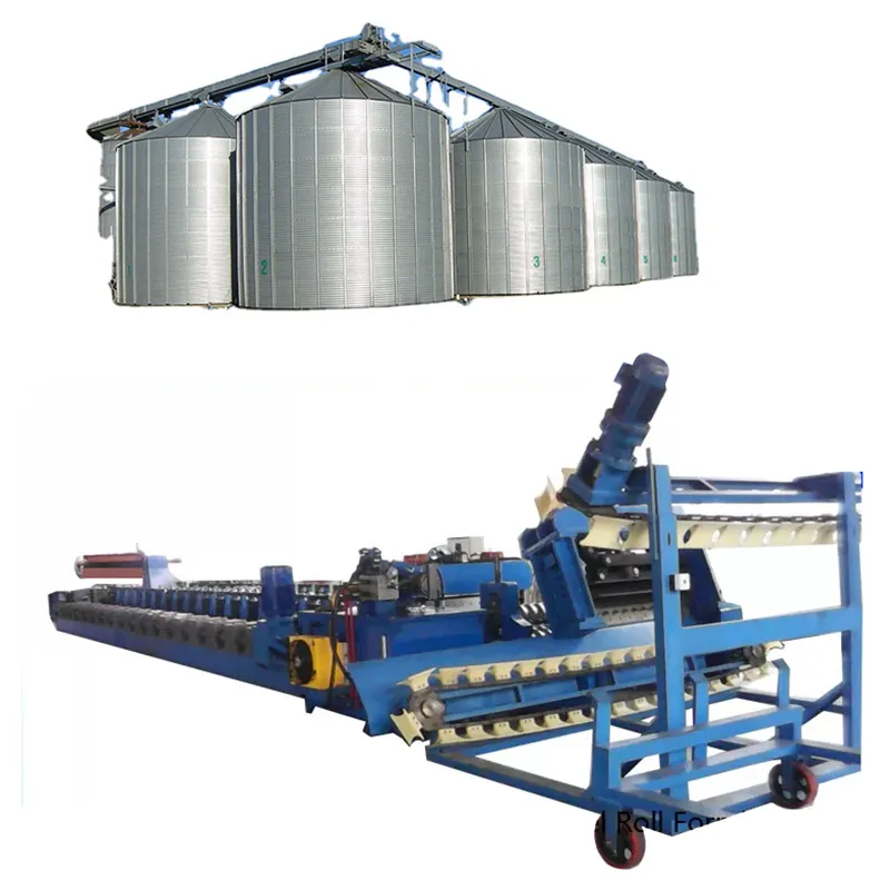 High Quality roll forming machine silo grain storage silos making machine