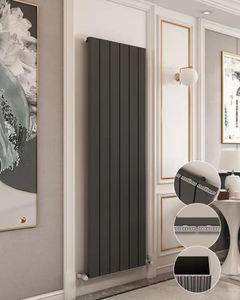 BODE 6 Colonne Aluminium Colonne Noire <span class=keywords><strong>Radiateur</strong></span> <span class=keywords><strong>Vertical</strong></span> <span class=keywords><strong>Chauffage</strong></span> <span class=keywords><strong>Central</strong></span> - Product Image 2