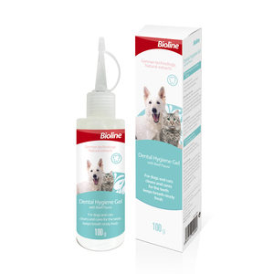 Cuidado seguro y fácil con 100% ingredientes naturales Cuidado bucal Gel <span class=keywords><strong>de</strong></span> dientes limpios para perros - Product Image 1