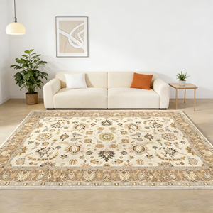 Tappeto Vintage Boho Moderno di Lusso <span class=keywords><strong>per</strong></span> Camera da Letto e Sala da Pranzo, Lavabile, Floreale, Antiscivolo, Stile Retrò - Product Image 2