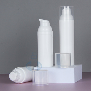 Botella de vacío de PP de 30ml 50ml 60ml 80ml para loción, crema facial, crema para bebés, envase cosmético con tapón interno. - Product Image 4