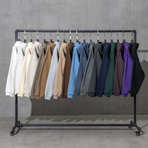 Sweat à capuche unisexe en polaire d'hiver 345g, personnalisable, coupe ample pour homme, grandes tailles - Product Image 1