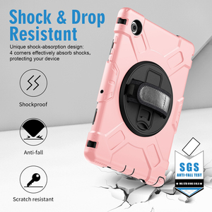เคสแท็บเล็ต <span class=keywords><strong>Samsung</strong></span> Tab <span class=keywords><strong>A8</strong></span> 10.5 นิ้ว รุ่น SM-X200 SM-X205 พร้อมสายคล้องมือหมุนได้ 360 องศา ที่วางปากกา กันกระแทก และกันลื่น - Product Image 2