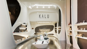 ออกแบบร้านรองเท้าสไตล์โมเดิร์นระดับมืออาชีพ ชั้นวางรองเท้าแบบกำหนดเอง ไฟ LED สำหรับโชว์รองเท้าในร้าน - Product Image 3