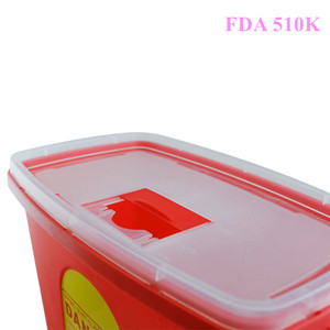 Y Tế Dùng Một Lần 23L Biohazard <span class=keywords><strong>Sharps</strong></span> <span class=keywords><strong>Container</strong></span> Lớn 510K 6 Gallon - Product Image 4