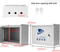 Carcasa protectora de la Cámara Caja impermeable Interruptor de encendido Exterior a prueba de lluvia y seguridad Ingeniería CCTV Caja de conexiones de hierro