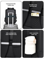 Mochila para Portátil Oxford Impermeable con Logotipo Personalizado, 15.6 Pulgadas, Gran Capacidad, para Negocios, Viajes, Escuela, Bolsa para Computadora