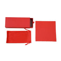 Boîte d'emballage en papier pour lunettes de soleil, personnalisée avec logo d'usine, luxe, populaire, noir et blanc, étui et sac pour lunettes de vue en stock