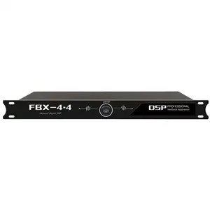 professional mixer processor Pre amplifier DSP function FBX4.4 4 channel auto sound feedback suppressor for sale