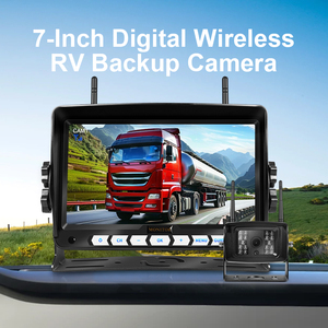 Wireless Backup <b>Camera</b> 7 Inch Monitor DVR Recorder Dual Antenna <b>Car</b> Security <b>Reverse</b> Aid System <b>for</b> Bus/Trailer/RV/Truck - Product Image 5