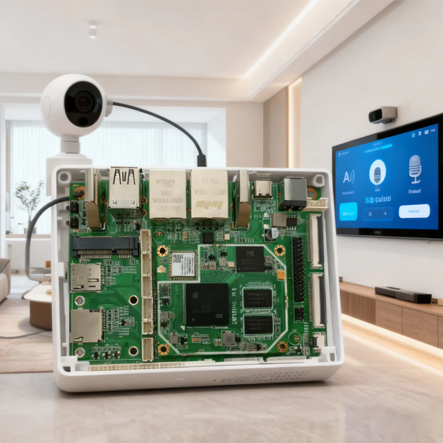 AI Edge Computing Core Solution Video Processing Intelligent Hardware Development Board Android/Linux OS Innovative SSD2386 PCBA