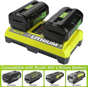 <span class=keywords><strong>40V</strong></span> nhanh chóng kép sạc cho Ryobi <span class=keywords><strong>40V</strong></span> pin lithium-ion OP401 op4040 op4050a op4026 op4026a op4030 op4050 <span class=keywords><strong>40V</strong></span> pin sạc - Product Image 2