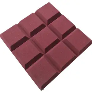 China Wholesale 5cm Thickness PU Foam Acoustic Panels Sudoku Design for Sound Absorption room application acoustic panels