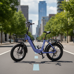 Bicicleta eléctrica <span class=keywords><strong>plegable</strong></span> ultraligera con batería oculta y potente. - Product Image 2