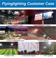 Projecteur LED extérieur IP65 1800W pour mât haut, stade, terrain de football, terrain de tennis, chantier, aéroport, éclairage sportif